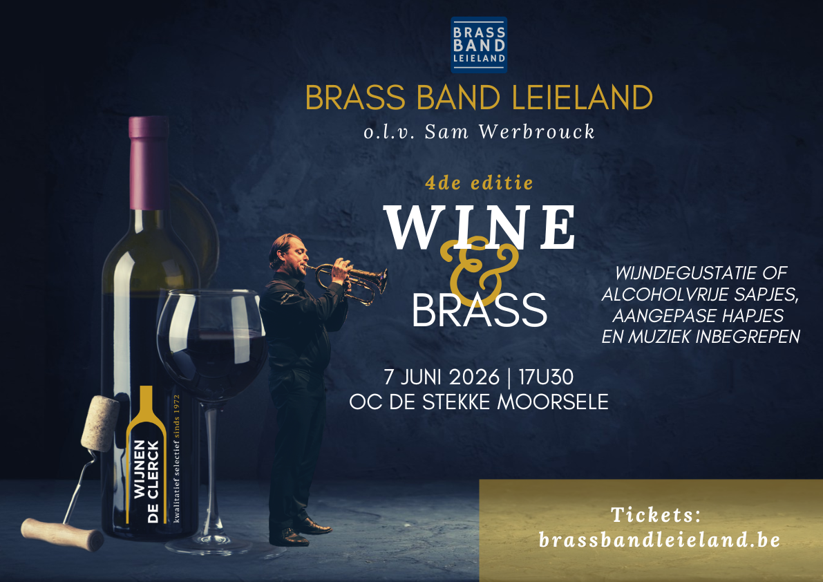 Affiche Wine and Brass 2026